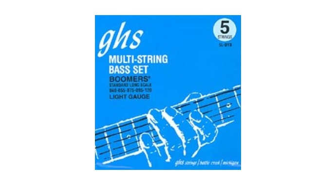 GHS 5L-DYB - американский комплект струн для 5-стр. электр. бас-гитары