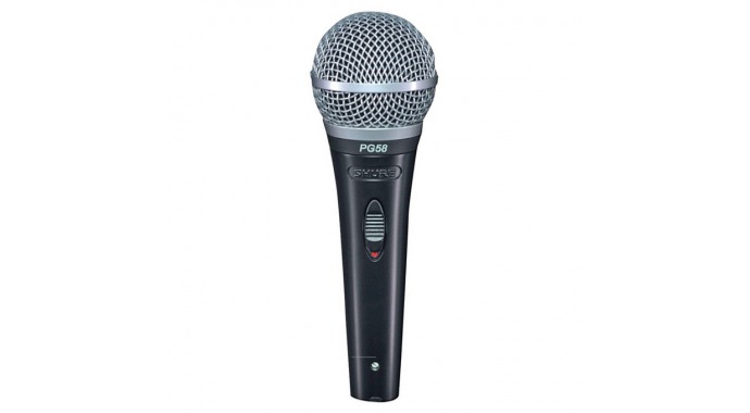Shure PG58 XLR - кардиоидный вокальный микрофон c выключателем 