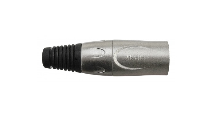 Martin S 101 - кабельный XLR-штекер, хромированный металл 