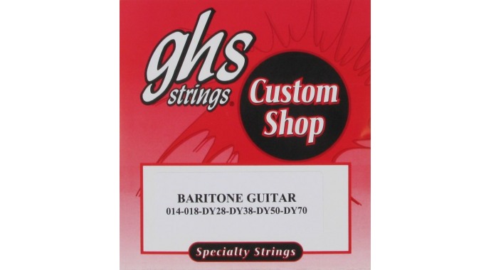 GHS CU-BARI - американский специальный комплект струн для 6-стр. электрогитары-баритон
