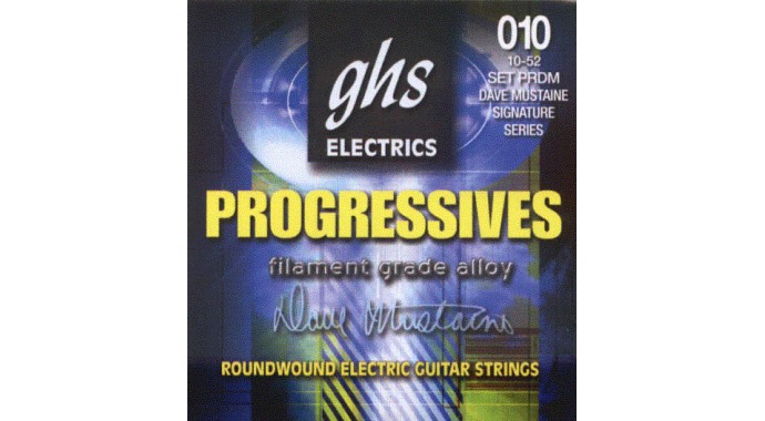 GHS PRDM - американский комплект звонких струн для 6-стр. электрогитары с особым разбросом по толщине