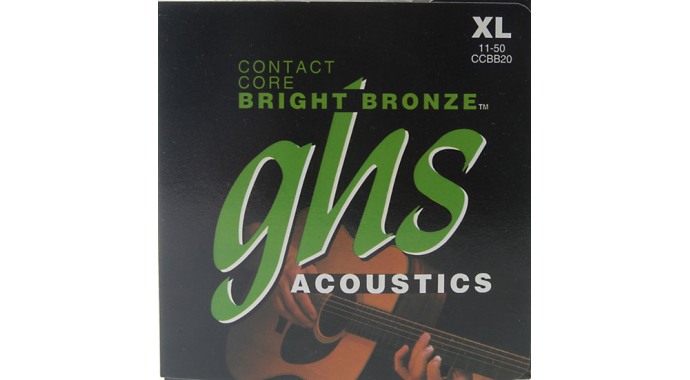 GHS CCBB20 - американский комплект особо звонких металлических струн 11-50 для акустической гитары