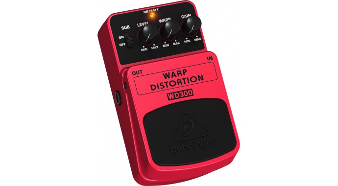Behringer WD300 Warp Distortion - педаль эффектов для электрогитары