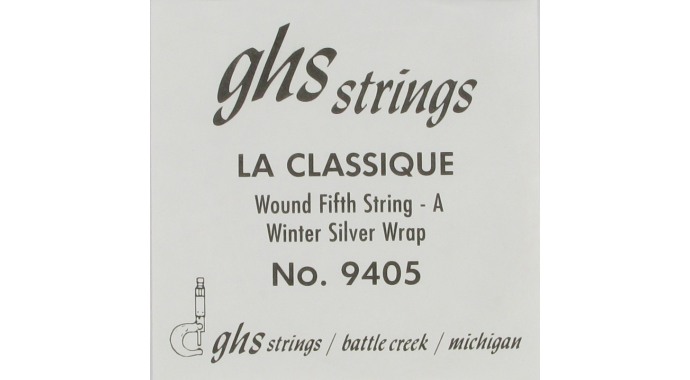 GHS 9405 - американская одиночная нейлоновая 5-я струна в обмотке для классической гитары