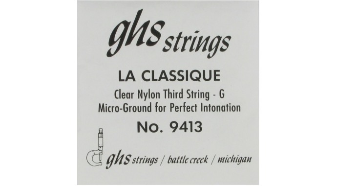 GHS 9413 - американская одиночная нейлоновая 3-я струна для классической гитары