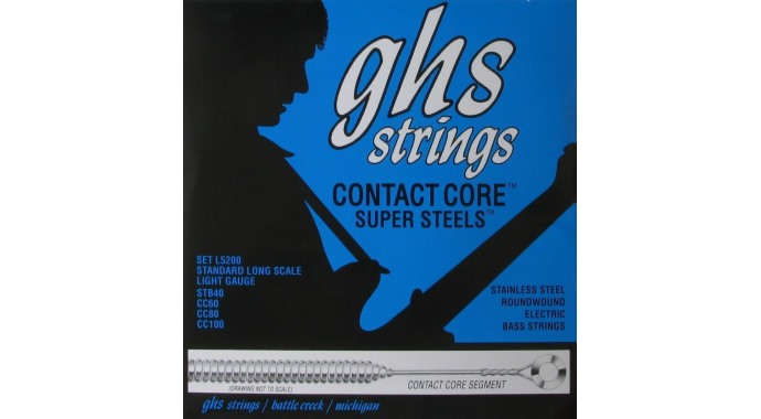 GHS L5200 - американский комплект звонких струн для 4-струнной электр. бас-гитары