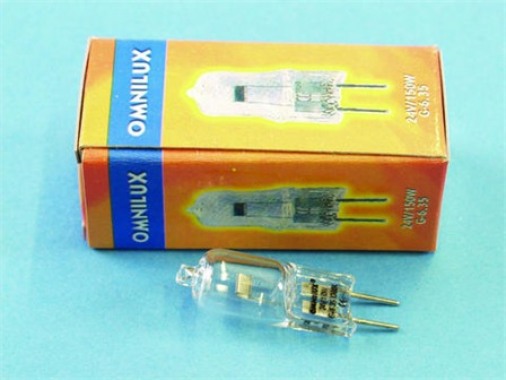 Omnilux FCS 24V/150W G-6.35 500h 3300K - галогенная лампа