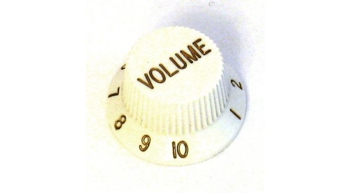 Proline DPK200 Volume White - Ручка на потенциометр для электрогитары 