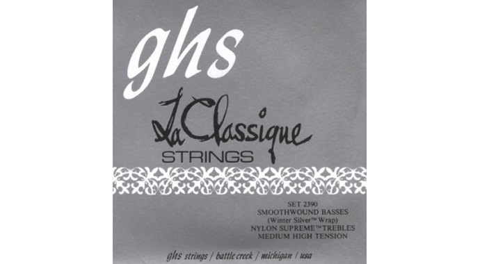 GHS 2390 - американский комплект нейлоновых струн для классической гитары