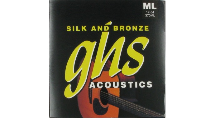 GHS 370ML - американский комплект металлических струн 12-54 с грудным звуком для акустической гитары