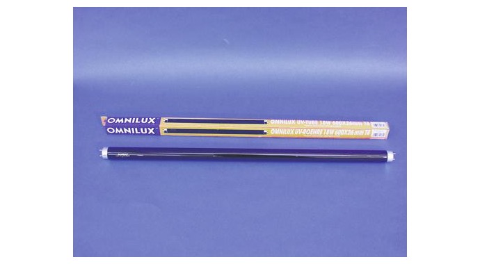 Omnilux UV Tube 18W G13 600 x 26mm T8 - ультрафиолетовая лампа 