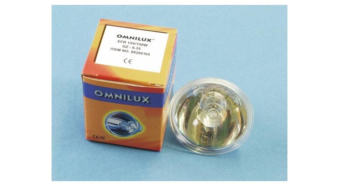 Omnilux EFR 15V/150W GZ-6.35 500h - галогенная лампа с отражателем