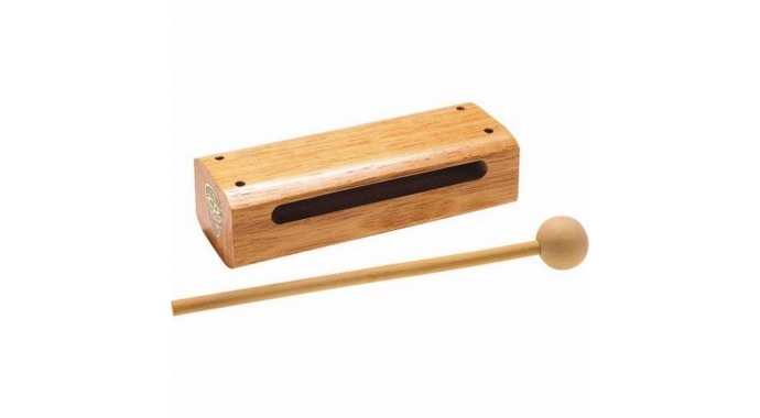 Latin Percussion LPA210 Wood Block With Striker, Small - Блок с колотушкой 