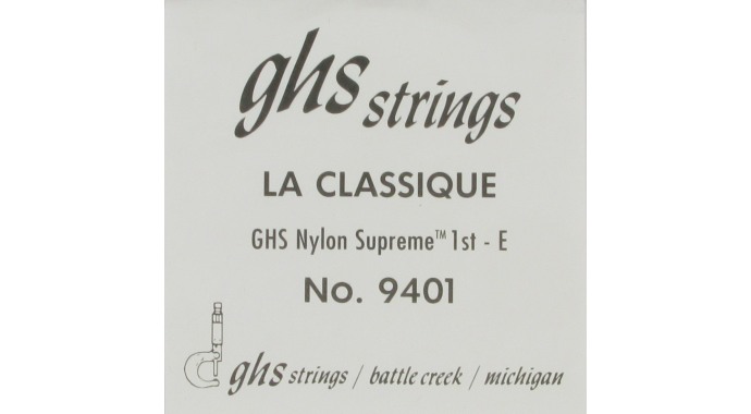 GHS 9401 - американская одиночная нейлоновая 1-я струна для классической гитары