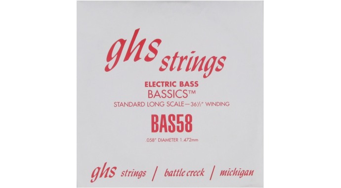GHS BAS58 - американская одиночная 2-я струна 