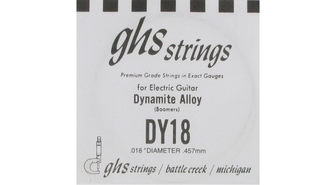 GHS DY18 - американская одиночная стальная 3-я струна в обмотке 