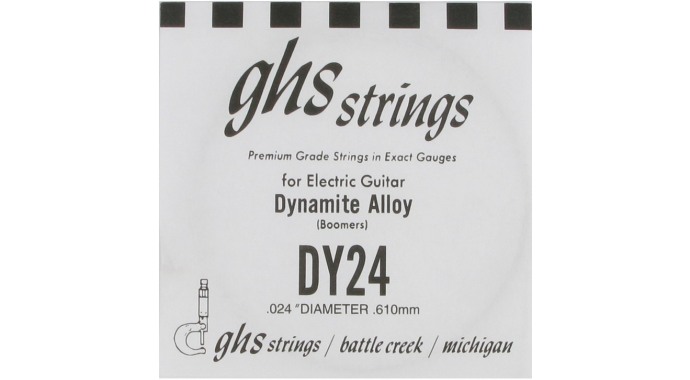 GHS DY24 - американская одиночная стальная 4-я струна в обмотке 