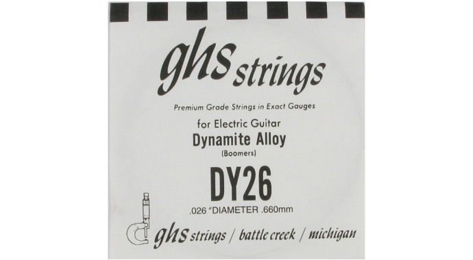 GHS DY26 - американская одиночная стальная 4-я струна в обмотке 