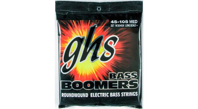 GHS M3045X - американский комплект струн для 4-стр. электр. бас-гитары с длинной мензурой