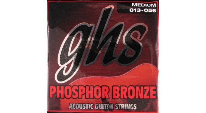 GHS S335 - американский комплект толстых металлических струн 13-56 с ярко-грудным звуком для акустической гитары
