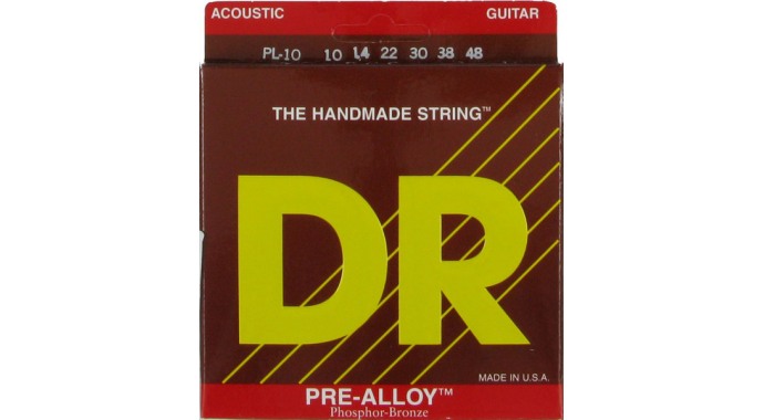 DR PL-10 - комплект струн для акустической гитары 