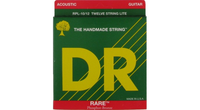 DR RPL-10/12 - комплект струн для 12-стр. акустической гитары  