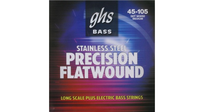 GHS M3050 - американский комплект струн с поющим звуком для 4-стр. электр. бас-гитары