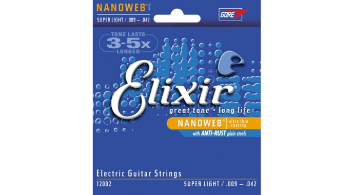 Elixir 12002 Electric S/Light 9-42 - комплект струн для электрогитары 