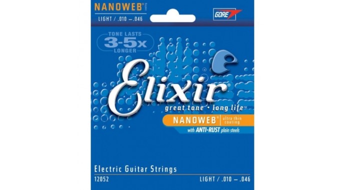 Elixir 12052 Electric Light 10-46 - комплект струн для электрогитары 