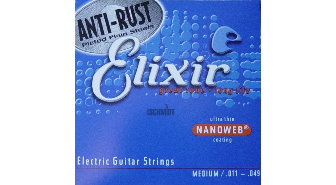 Elixir 12102 Electric Medium 11-49 - комплект струн для электрогитары 
