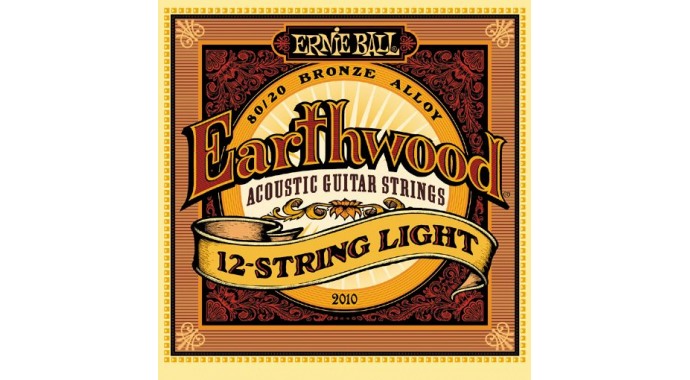 Ernie Ball 2010 Earthwood 12-string Light 09-46 - комплект струн для 12 стр. акустической гитары 