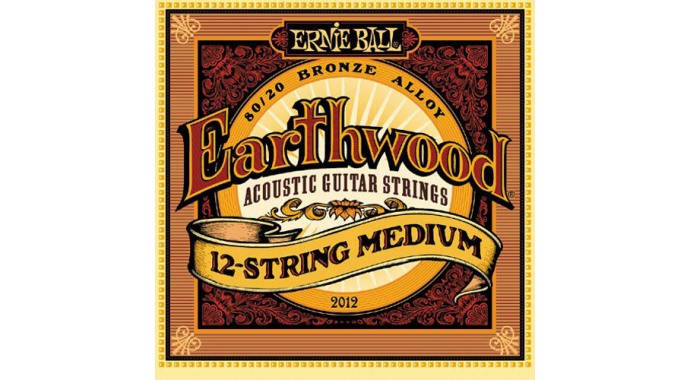 Ernie Ball 2012 Earthwood 12-string Medium 11-52 - комплект струн для 12 стр. акустической гитары 
