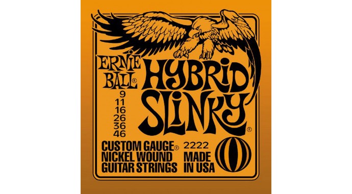 Ernie Ball 2222 Hybrid Slinky 09-46 - комплект струн для электрогитары 