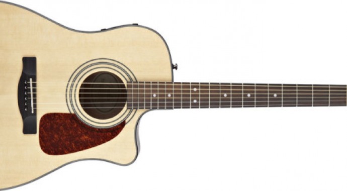 Fender CD-140S CE Natural - электроакустическая гитара 