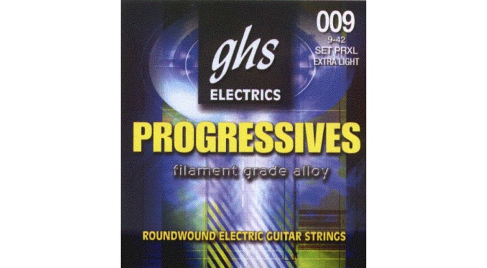 GHS PRXL - американский комплект тонких, звонких струн для 6-стр. электрогитары