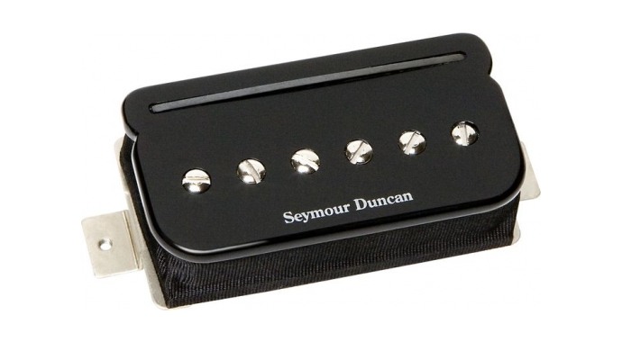 Seymour Duncan SHPR-2B P-Rails Hot Bridge Black - звукосниматель для электрогитары, пассивный хамбакер 