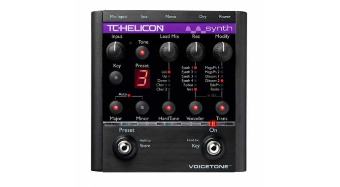 TC Helicon Voice Tone Synth - вокальный процессор эффектов 