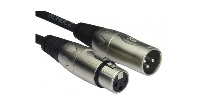 Schulz MOD 0,5 - 50 см немецкий микрофонный кабель XLR гнездо — XLR штекер