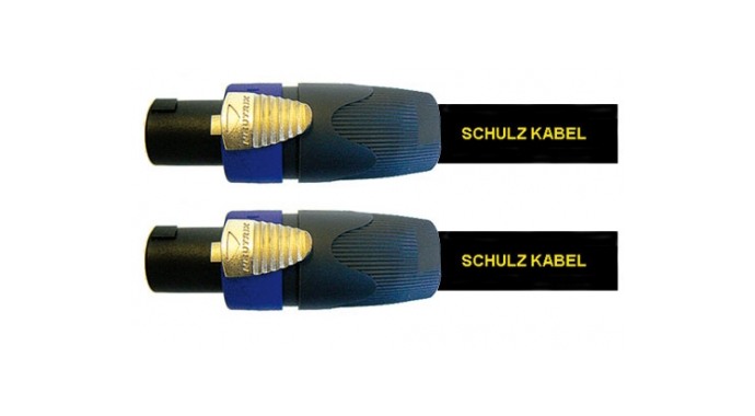 Schulz AKA 2 - 2 м немецкий 4-жильный шнур для акустических систем на спиконах