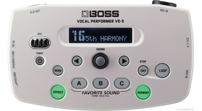 Boss VE-5 WH - вокальный процессор 