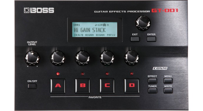 Boss GT-001 Guitar Effects Processor - гитарный процессор 