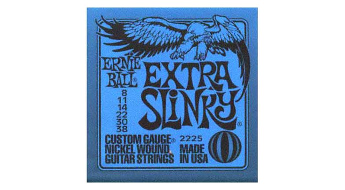 Ernie Ball 2225 Extra Slinky 08-38 - комплект струн для электрогитары 