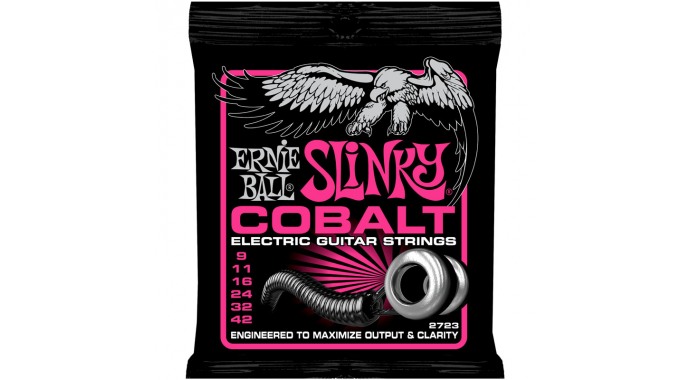 Ernie Ball 2723 Cobalt Super Slinky 9-42 - комплект струн для электрогитары