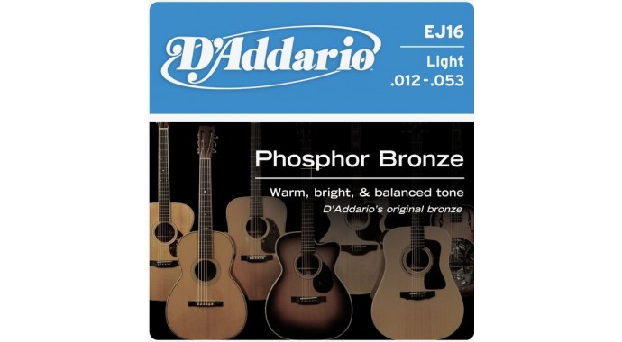 D'Addario EJ16 - комплект струн для акустической гитары 