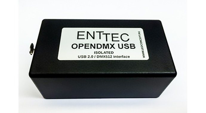LedConcept Open DMX USB - аналог DMX контроллера Enttec OpenDMX 