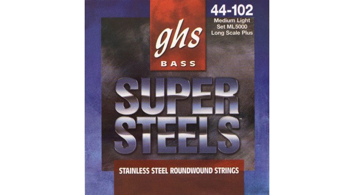 GHS ML5000 - американский комплект звонких струн для 4-струнной электр. бас-гитары