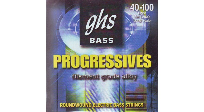 GHS L8000 - американский комплект струн для 4-струнной электр. бас-гитары