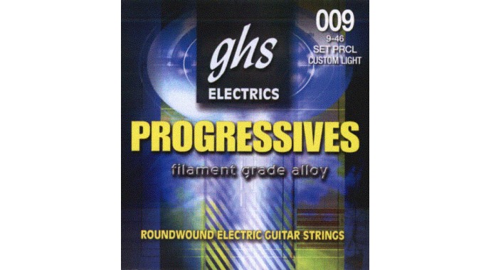 GHS PRCL - американский комплект звонких струн для 6-стр. электрогитары со специальным разбросом по толщине