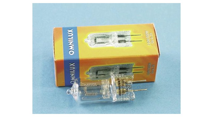 Omnilux 230V/300W GX-6.35 75h 3200K - галогенная лампа 