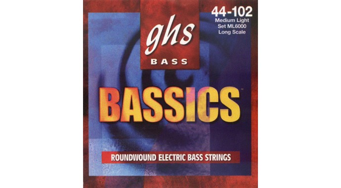 GHS ML6000 - американский комплект струн для 4-струнной электр. бас-гитары